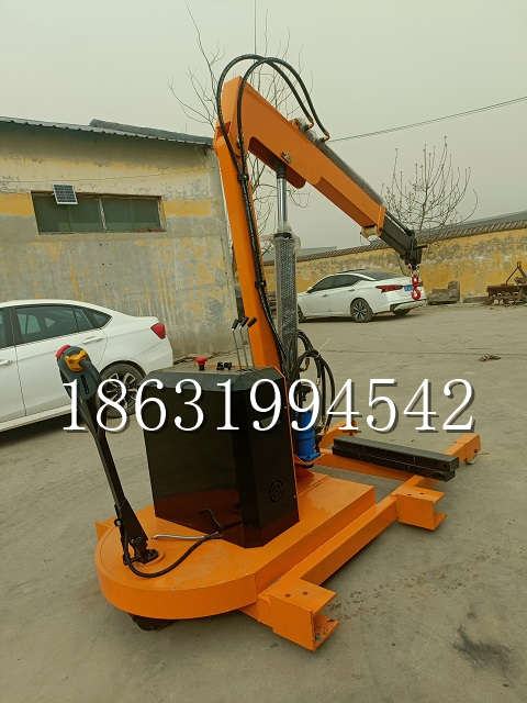 乌鲁木齐市自卸车厢随车吊 自制轮式四不像起重机 四驱平板吊 5吨 贵盛